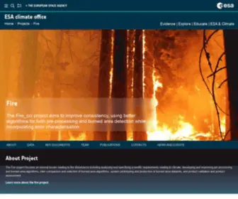 Esa-Fire-CCI.org(Esa Fire CCI) Screenshot