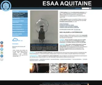 Esaa-Aquitaine.com(Arts appliqués) Screenshot