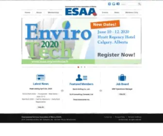 Esaa.org(Industry) Screenshot