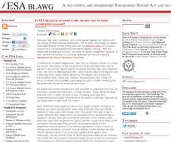 Esablawg.com(ESA blawg) Screenshot