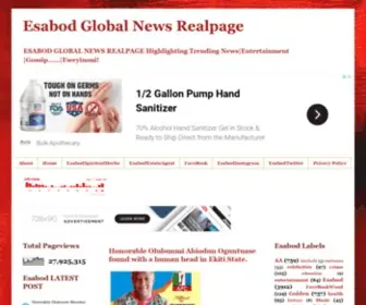 Esabod.com(Esabod Global News Realpage) Screenshot