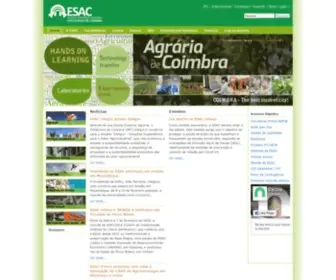 Esac.pt(Escola Superior Agrária de Coimbra) Screenshot