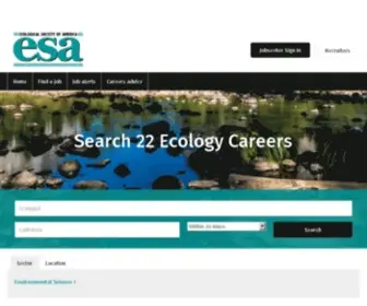 Esacareercenter.org(ESA Career Center) Screenshot