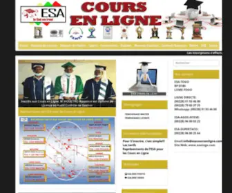 Esacoursenligne.com(COURS EN LIGNE) Screenshot