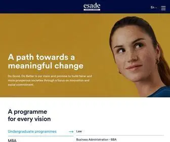 Esade.edu(Do Good) Screenshot