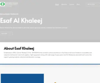 Esafalkhaleej.com(Esaf Al Khaleej) Screenshot