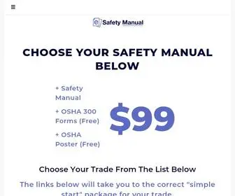 Esafetymanual.com(ESafety Manual) Screenshot