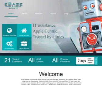 Esage.co.nz(Support for Apple Home & Business) Screenshot