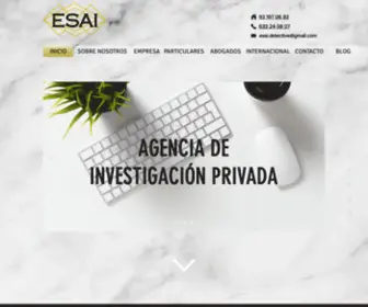 Esai-Detectives.com(ESAI DETECTIVES PRIVADOS) Screenshot