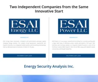 Esai.com(ESAI Energy) Screenshot