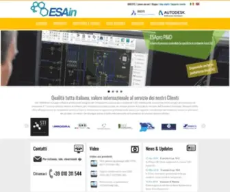 Esain.com(Esain S.r.l) Screenshot