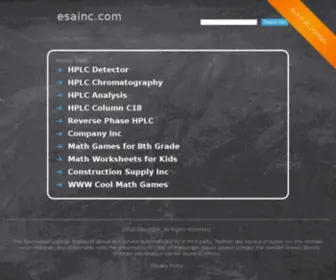 Esainc.com(Eagle Superabrasives) Screenshot