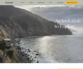 Esalen.com(Esalen Institute) Screenshot