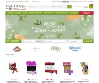 Esalflores.com.br(Floricultura em Curitiba) Screenshot