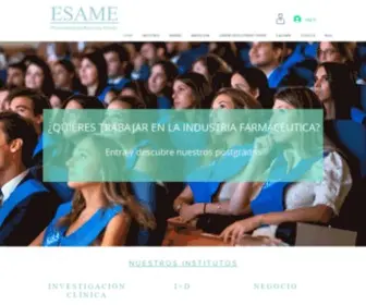 Esame.org(ESAME Pharmaceutical Business School) Screenshot