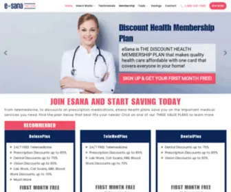 Esanahealth.com(Take Care) Screenshot