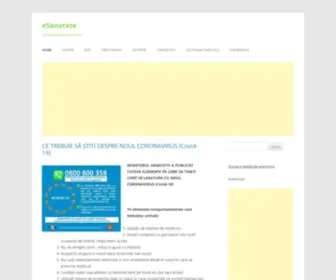 Esanatate.com(Despre eSanatate) Screenshot