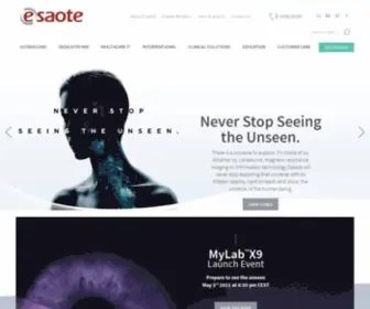 Esaote.nl(Home Home) Screenshot