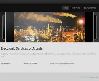 Esaphotonics.com(ESA) Screenshot