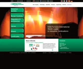 Esapyronics.com(We make burners) Screenshot