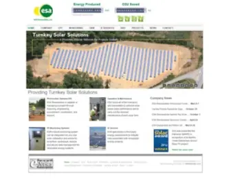 Esarenewables.com(ESA Renewables) Screenshot