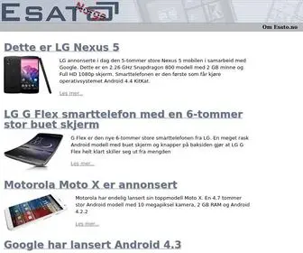 Esato.no(Esato Norge) Screenshot