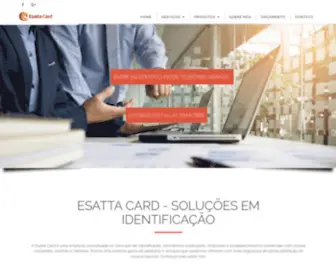 Esattacard.com.br(Cracha curitiba) Screenshot