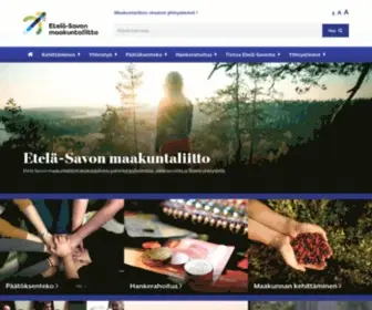 Esavo.fi(Savon Maakuntaliitto) Screenshot