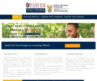 Esayidifet.co.za(Esayidi TVET) Screenshot