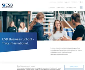 ESB-Business-School.de(Akkreditiert) Screenshot