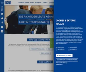 ESB-Online.com(ESB Marketing Netzwerk) Screenshot