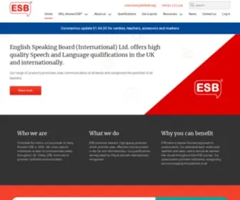 Esbuk.org(English Speaking Board (International)) Screenshot