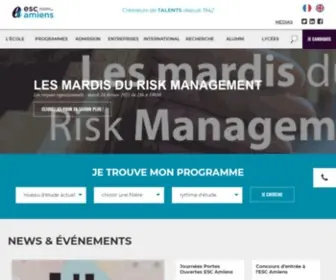 ESC-Amiens.com(École) Screenshot