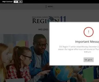 ESC11.net(ESC Region 11) Screenshot
