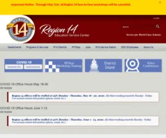ESC14.net(Region 14 ESC) Screenshot