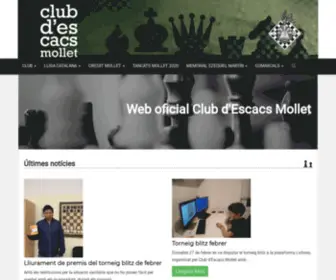 Escacsmollet.com(Club) Screenshot