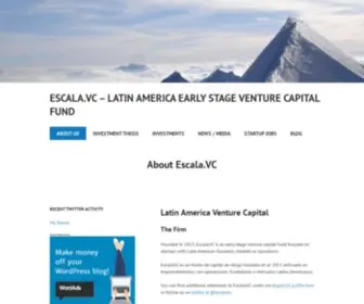 Escala.vc(Early Stage LatAm Venture Capital Fund) Screenshot