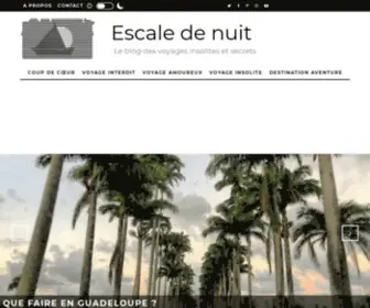 Escaledenuit.com(Escale de nuit) Screenshot