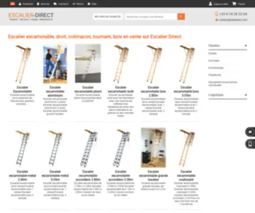 Escalier-Direct.ch(Escalier escamotable) Screenshot