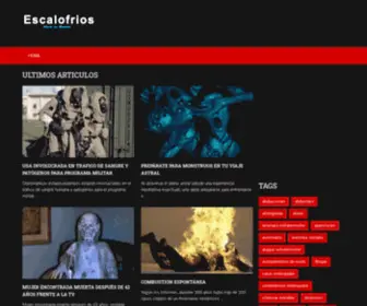 Escalofrios.org(Paranormal, ovnis y videos de fantasmas) Screenshot