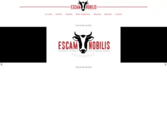 Escam-Nobilis.fr(ESCAM NOBILIS) Screenshot