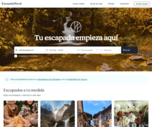 Escapadarural.com(Casas rurales en) Screenshot