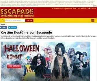 Escapade-Kostueme.com(Karnevalsshop) Screenshot