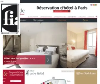 Escapade-Paris.fr(Reservation hotel Paris) Screenshot