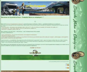 Escapades-Nature-Camping-Car.fr(Accueil) Screenshot