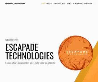Escapadetechnologies.com(Escapade Technologies) Screenshot