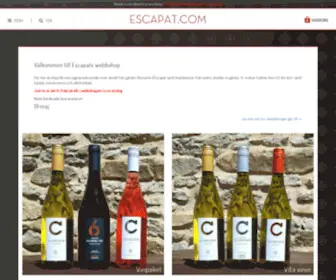 Escapat.com(Handla vin online) Screenshot