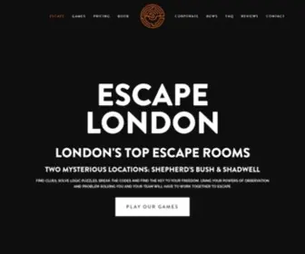 Escape-London.co.uk Screenshot