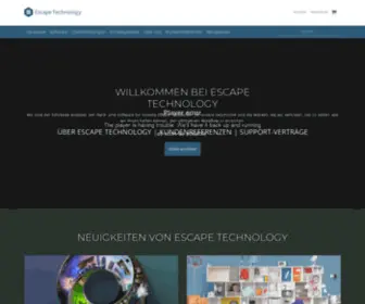 Escape-Technology.de(Escape Technology) Screenshot