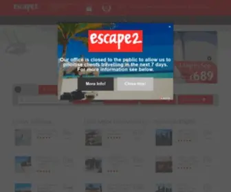 Escape2.ie(Honeymoons & Luxury Holidays 2021) Screenshot